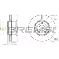 Тормозной диск BREMSI DBB979V 4303200 3 BXZ6 OMMMVK