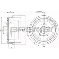 Тормозной барабан BREMSI 4303250 EE7RT 8O L9I DR5561