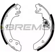 Тормозные колодки, комплект BREMSI GF0221 GSY8T 1 387 4303397