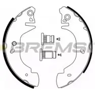 Тормозные колодки, комплект BREMSI 4303406 2 230 GF0230 GF0230