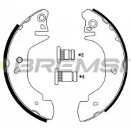Тормозные колодки, комплект BREMSI 14 02 GF0232 GF0232 4303408