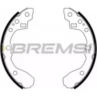 Тормозные колодки, комплект BREMSI 4303704 GF0778 OSRYTH 132 4