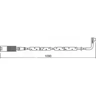 Датчик износа тормозных колодок BREMSI B P3196 90KRU WI0691 4304412