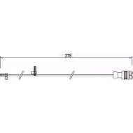 Датчик износа тормозных колодок BREMSI Porsche Cayman (987) 2 Купе 0XVS9 WI0721 WI0 721
