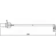 Датчик износа тормозных колодок BREMSI WI07 23 Audi A4 (B8) 4 Седан 2.0 Tdi Quattro 177 л.с. 2011 – 2015 WI0723 X1E4O3V