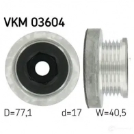 Обгонная муфта генератора SKF VKN 350 594530 VKM 03604 0PU3QE
