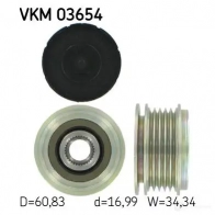 Обгонная муфта генератора SKF WMEA1 VKN 350 594545 VKM 03654