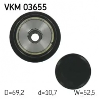 Обгонная муфта генератора SKF VKM 03655 TQDDG 594546 VKN 350 - Изображение 3