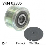 Обгонная муфта генератора SKF 594494 VKN 350 VKM 03305 M1MDYKH