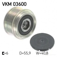 Обгонная муфта генератора SKF VKN 350 594526 I7W9A VKM 03600