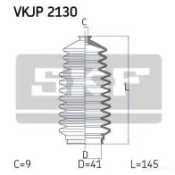 Пыльник рулевой рейки SKF Nissan Sunny vkjp2130 GF3V1 5 7316575659684