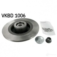 Тормозной диск SKF VKBD 1006 590752 7316572473795 VLZUBF H
