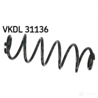 Пружина подвески SKF QBD O9IK VKDL 31136 Audi A4 (B8) 4 Седан 2.0 Tfsi 224 л.с. 2013 – 2015