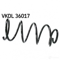 Пружина подвески SKF OPH WVSU Volvo C30 1 (533) Хэтчбек 1.6 D 109 л.с. 2006 – 2012 VKDL 36017