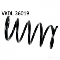 Пружина подвески SKF Volvo S80 1 (184) Седан 2.0 T 180 л.с. 1999 – 2006 VKDL 36019 WUM6K 4