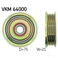 Паразитный ролик приводного ремня SKF VKM 64000 7316573460909 CJV9A DB 595603