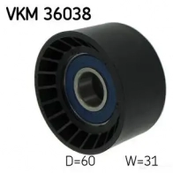 Паразитный ролик приводного ремня SKF 94Y7L5 O 595302 VKM 36038 7316572894309 - Изображение 5