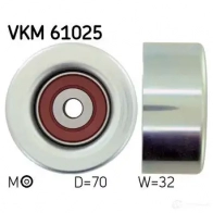 Паразитный ролик приводного ремня SKF N X3QL VKM 61025 595526 7316574648894