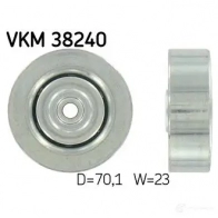 Паразитный ролик приводного ремня SKF AWE MCHD VKM 38240 595441 7316574064625 - Изображение 5