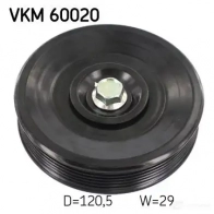 Паразитный ролик приводного ремня SKF VKM 60020 7316576758447 TC 82Y 595508