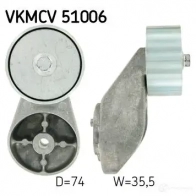 Паразитный ролик приводного ремня SKF 7316573037088 Mercedes Vario (612D) 1 Самосвал 4.2 618 D 177 л.с. 2006 – наст. время VKMCV 51006 D FFTK