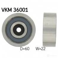 Паразитный ролик приводного ремня SKF VKM 36001 595273 IY XC3V 7316571333250