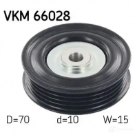 Паразитный ролик приводного ремня SKF VKM 66028 R7L DCJS 595695 7316575919672