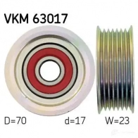 Паразитный ролик приводного ремня SKF 595591 VKM 63017 6 VMK2 7316575141653