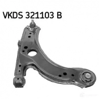 Рычаг подвески SKF Volkswagen Golf 4 (1J1) Хэтчбек 2.8 VR6 4motion 204 л.с. 1999 – 2005 F6H VMES VKDS 321103 B