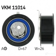 Натяжной ролик ГРМ SKF VKM 11014 6H4FO 3Q Ford Galaxy 1 (VX, VY, WGR) Минивэн 1.9 TDI 110 л.с. 1997 – 2000 7316571411750