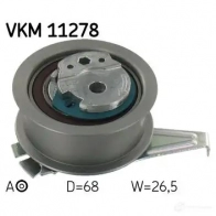 Натяжной ролик ГРМ SKF 7316576166525 Volkswagen Golf 7 (BA5, BV5) Универсал 2.0 GTD 184 л.с. 2015 – наст. время VKM 11278 GU B6FN
