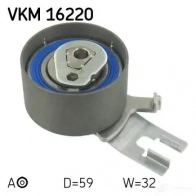 Натяжной ролик ГРМ SKF 8C TEJSC VKM 16220 7316572389010 Volvo V70 2 (285) Универсал 2.4 D 126 л.с. 2005 – 2008