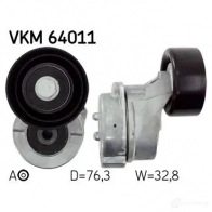Натяжитель приводного ремня SKF VKM 64011 7316574648924 Hyundai H1 Starex (A1) 1 Минивэн 2.5 CRDi 4WD 140 л.с. 2002 – 2004 I C6389