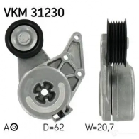 Натяжитель приводного ремня SKF VKM 31230 Volkswagen Bora (A4, 1J6) 4 Универсал 2.3 V5 150 л.с. 1999 – 2000 7316574729371 6GM VPUG