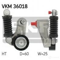 Натяжной ролик приводного ремня SKF 49 6MLHP Renault Megane (BA) 1 Хэтчбек 1.9 D 94 л.с. 1996 – 2001 vkm36018 7316571452869