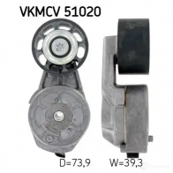 Натяжной ролик приводного ремня SKF 7316575231965 EA 0G2BK vkmcv51020 Ford KA 2 (CCU, RU8) Хэтчбек 1.6 95 л.с. 2008 – наст. время
