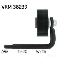 Натяжитель приводного ремня SKF 41 0KHL 7316575358181 VKM 38239 595440 - Изображение 3