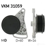 Натяжитель приводного ремня SKF 14 U0E 7316572282366 Audi A6 (C5) 2 Седан 1.9 Tdi 130 л.с. 2001 – 2005 VKM 31059