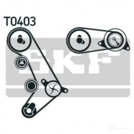 Комплект ремня ГРМ SKF 596045 VKM 11045 vkma01046 VKM 21045 - Изображение 2