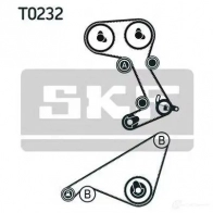 Комплект ремня ГРМ SKF 596342 vkma06408 VKM 16410 VKM 26400