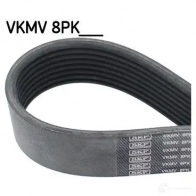 Приводной ремень поликлиновой SKF VKMV 8PK1478 4 YOXXUK Bmw 5 (F10) 6 Седан 3.0 535 i xDrive 326 л.с. 2013 – 2016 7316576761317