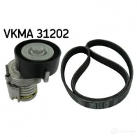 Комплект приводного ремня SKF VKM 31015 VKMA 31202 VKMV 6PK1070 596418