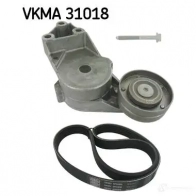 Комплект приводного ремня SKF VKM 31018 596389 VKMV 6PK906 VKMA 31018