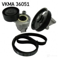 Комплект приводного ремня SKF VKM 36055 VKMA 36051 VKM 36053 596621