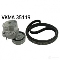 Комплект приводного ремня SKF VKMV 5PK1680 Opel Astra (G) 2 Кабриолет 2.0 OPC (F67) 192 л.с. 2002 – 2005 VKM 35009 VKMA 35119