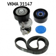 Комплект приводного ремня SKF VKMA 31147 Volkswagen Amarok (2H) 1 Пикап 2.0 BiTDI 163 л.с. 2010 – наст. время VKM 31008 VKM 31058