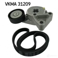 Комплект приводного ремня SKF VKM 31011 VKMA 31209 VKMV 6DK1188 596423