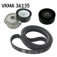 Комплект приводного ремня SKF VKMA 36135 YAA RMW Ford Mondeo 4 (CA2, BA7) Седан 2.0 TDCi 163 л.с. 2010 – 2015