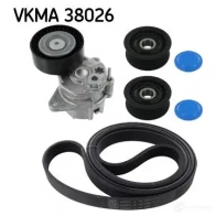 Комплект приводного ремня SKF VKMA 38026 VKM 31041 VKM 38020 596676