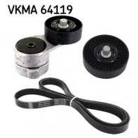 Комплект приводного ремня SKF 596727 VKM 64019 VKMA 64119 VKM 64056